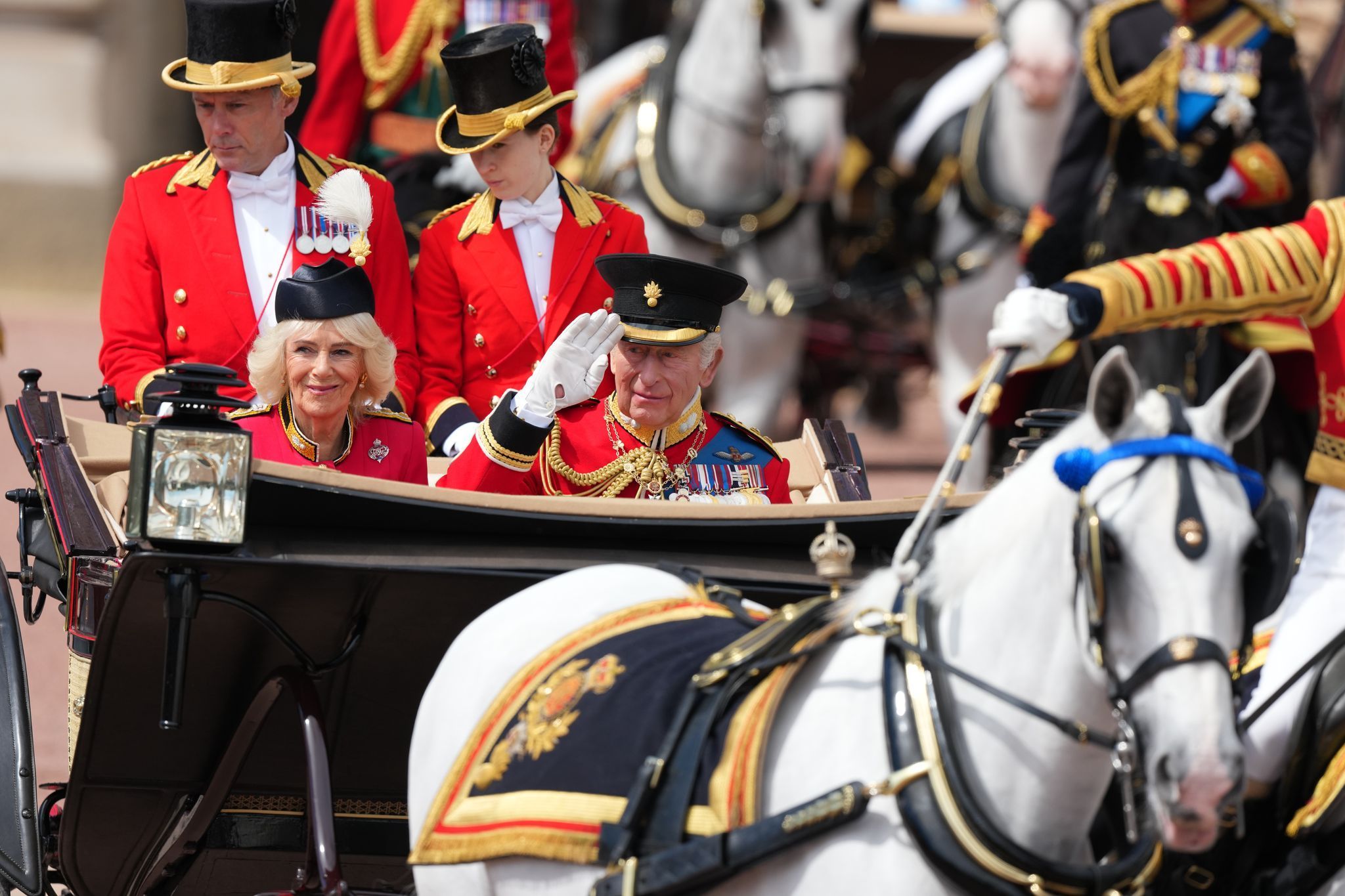Trooping the Colour in London