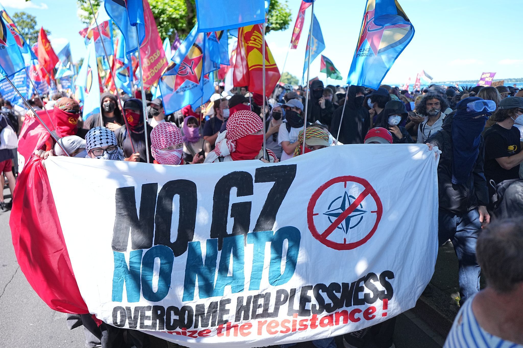 G7 Demonstrationen