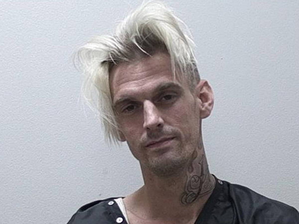 Aaron Carter, hier nach einer Festnahme 2017, starb 2022 im Alter von 34 Jahren. (Bild: 2017 Habersham Co Sheriff Office/Handout/Getty Images)