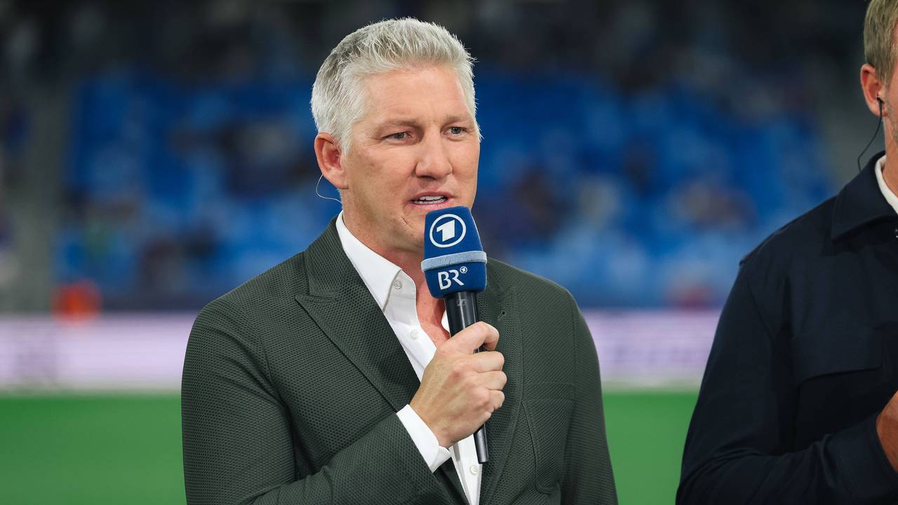 Einsatz als TV-Experte in der ARD für Bastian Schweinsteiger.