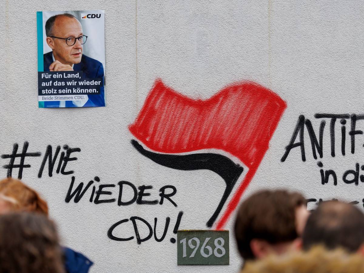 Verfahren nach Anti-Merz-Graffiti eingestellt