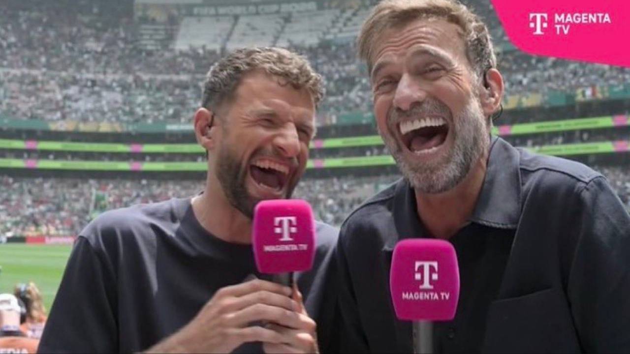 Jürgen Klopp und Thomas Müller bei MagentaTV