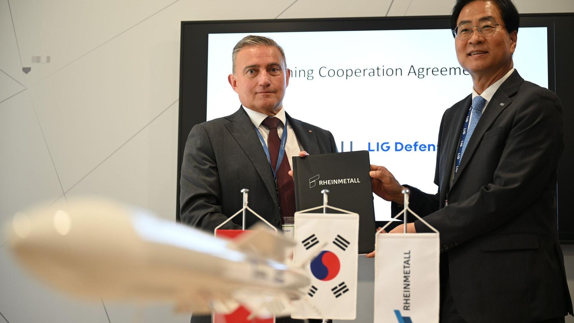 Rheinmetall kooperiert mit südkoreanischer Firma LIG D&A