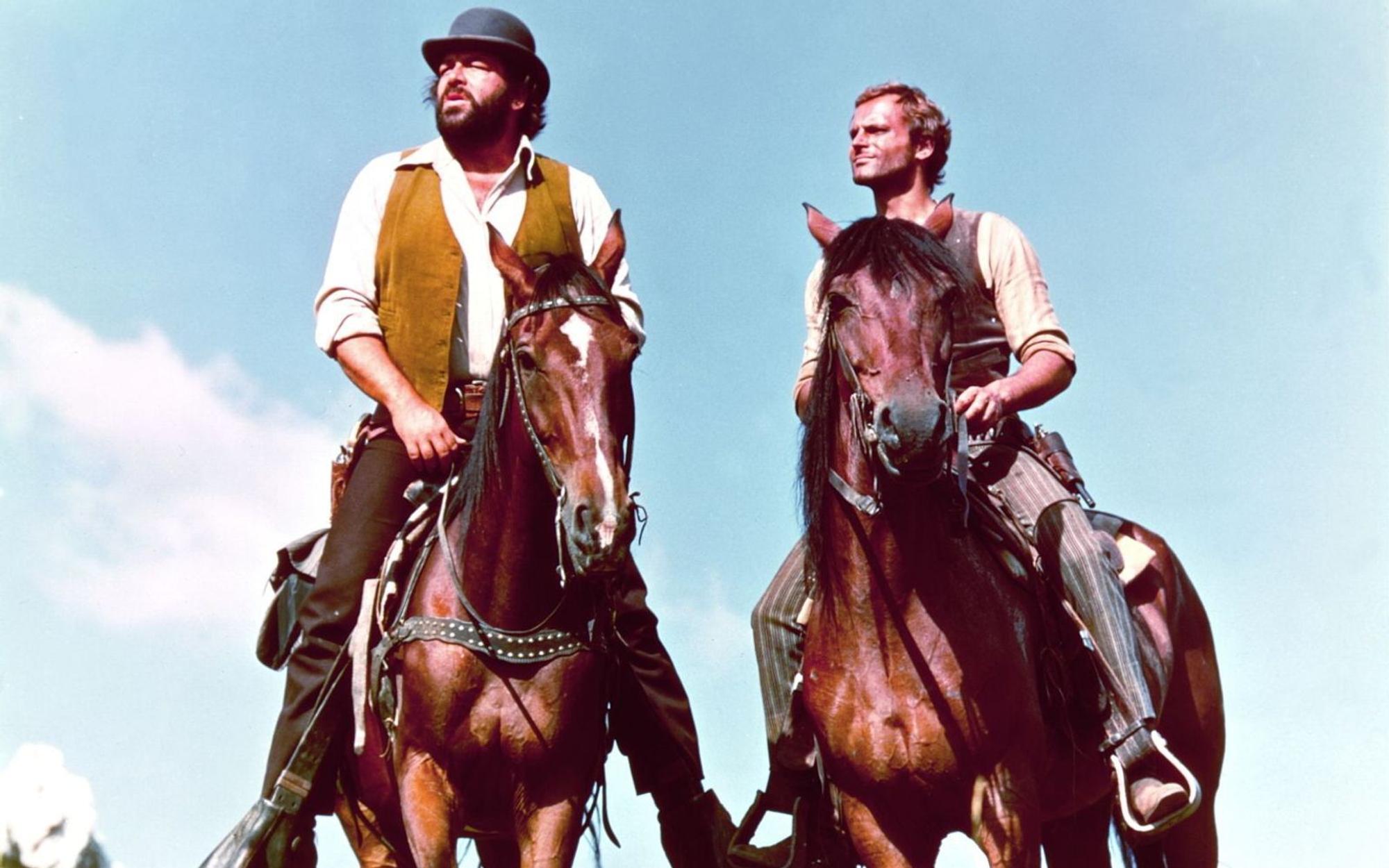 „Vier Fäuste für ein Halleluja“ gilt nicht nur als der beste Spencer-/Hill-Film. Der Western war mit über 12 Millionen Zuschauern in Deutschland der erfolgreichste Streifen der 70er-Jahre. (Bild: kabel eins)