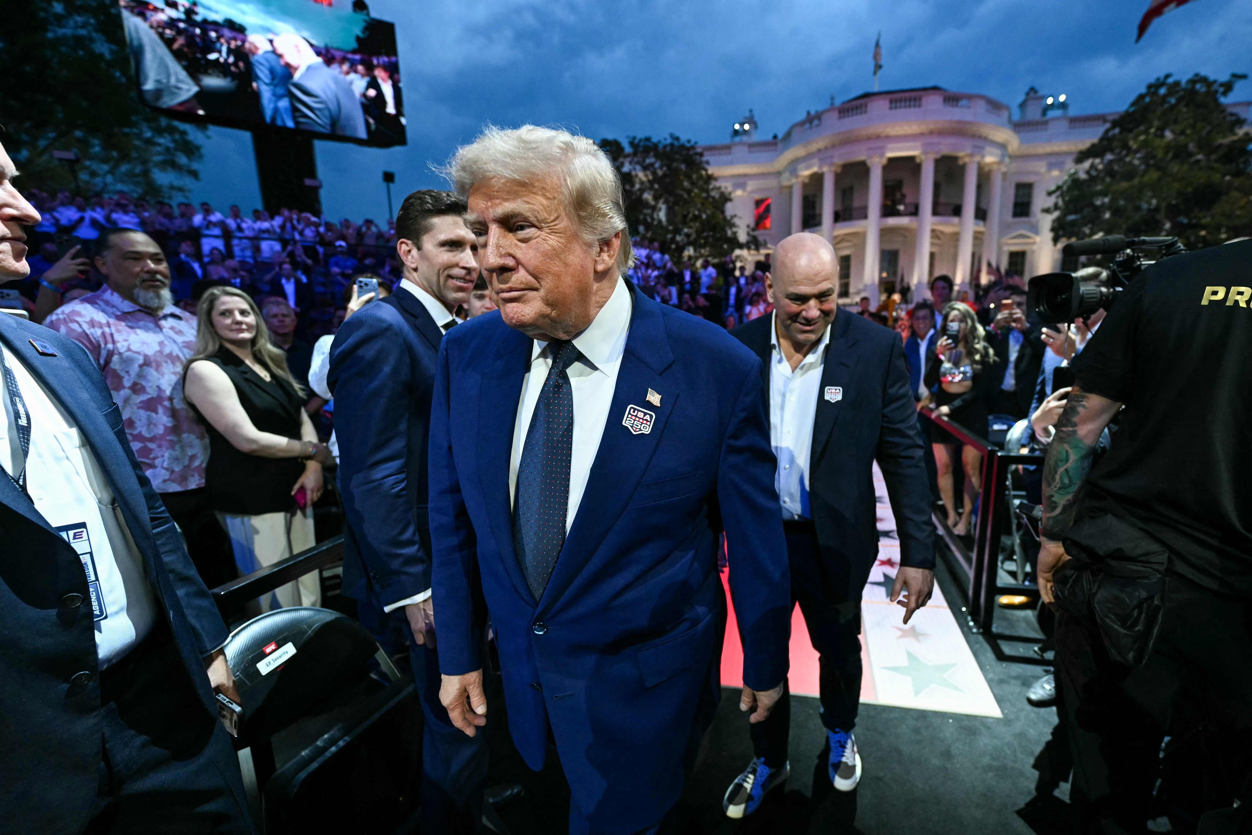 US-Präsident Donald Trump, hier bei seiner Geburtstagsfeier im Weißen Haus, verkündete den Deal mit dem Iran.