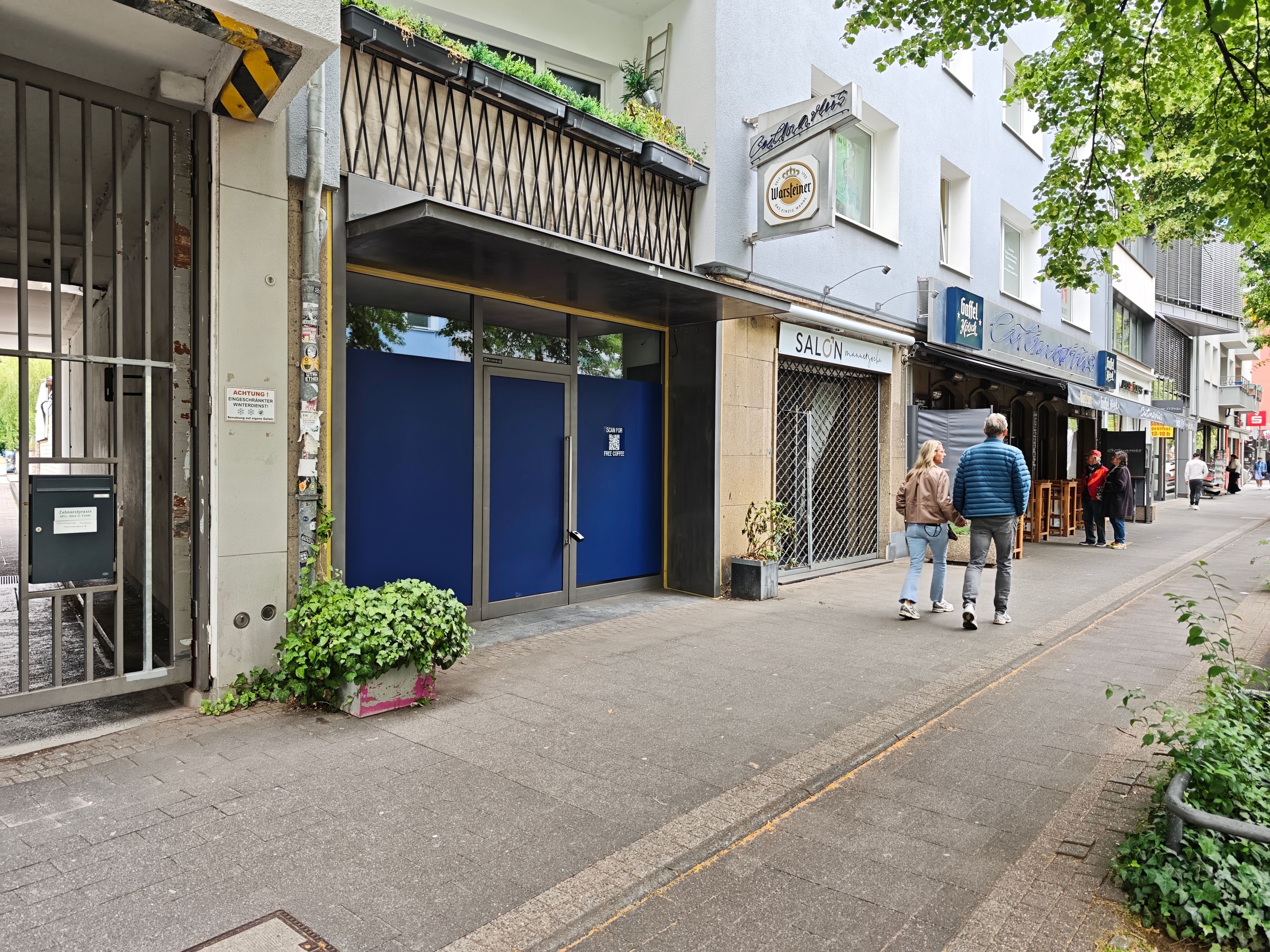 Ladenlokal auf der Dürener Straße.
