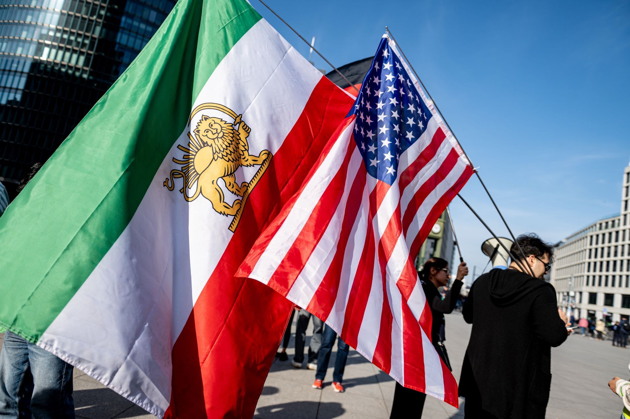 Historische Iran-Flagge