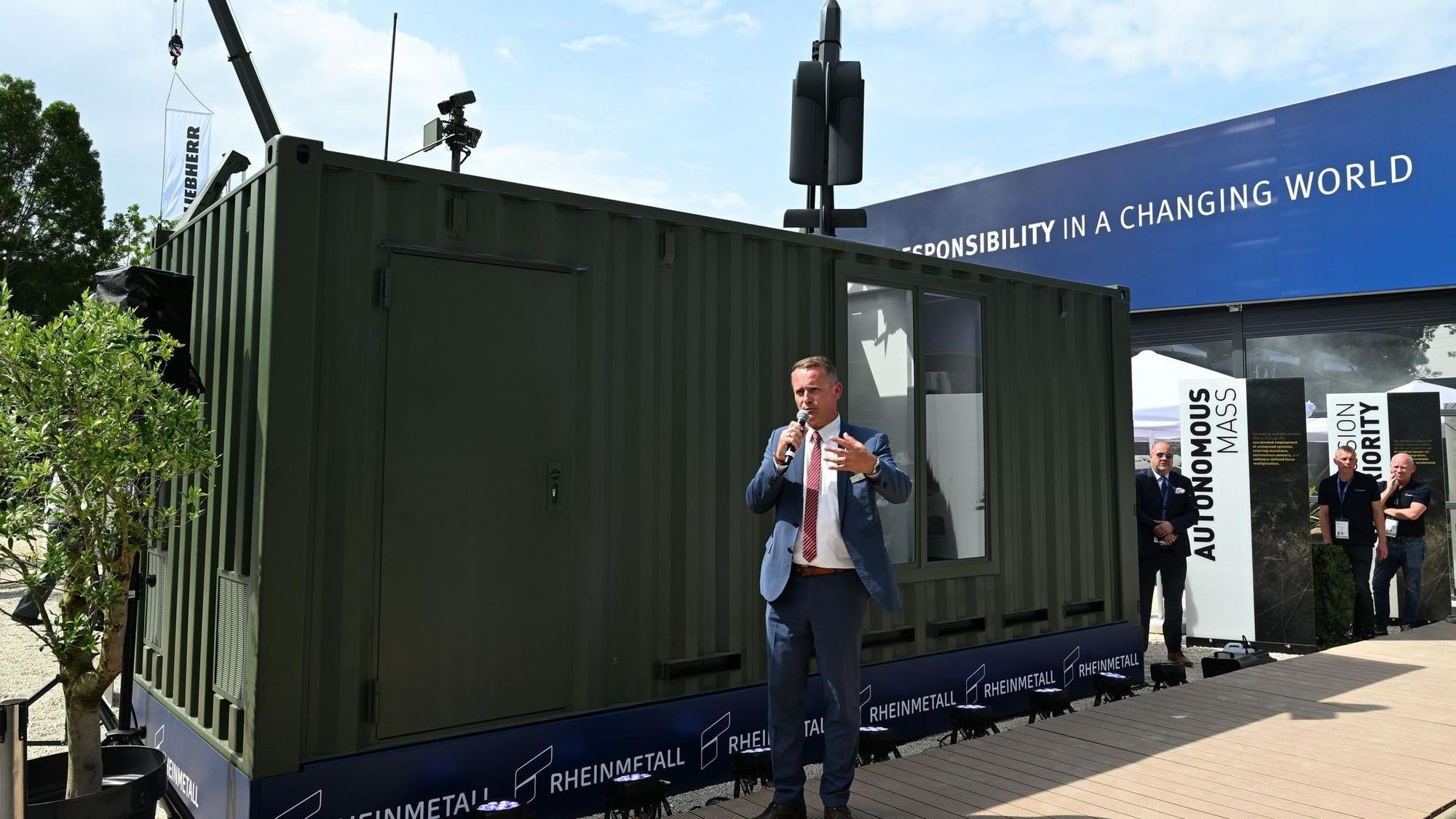 Abschuss-Container für Kamikaze-Drohnen