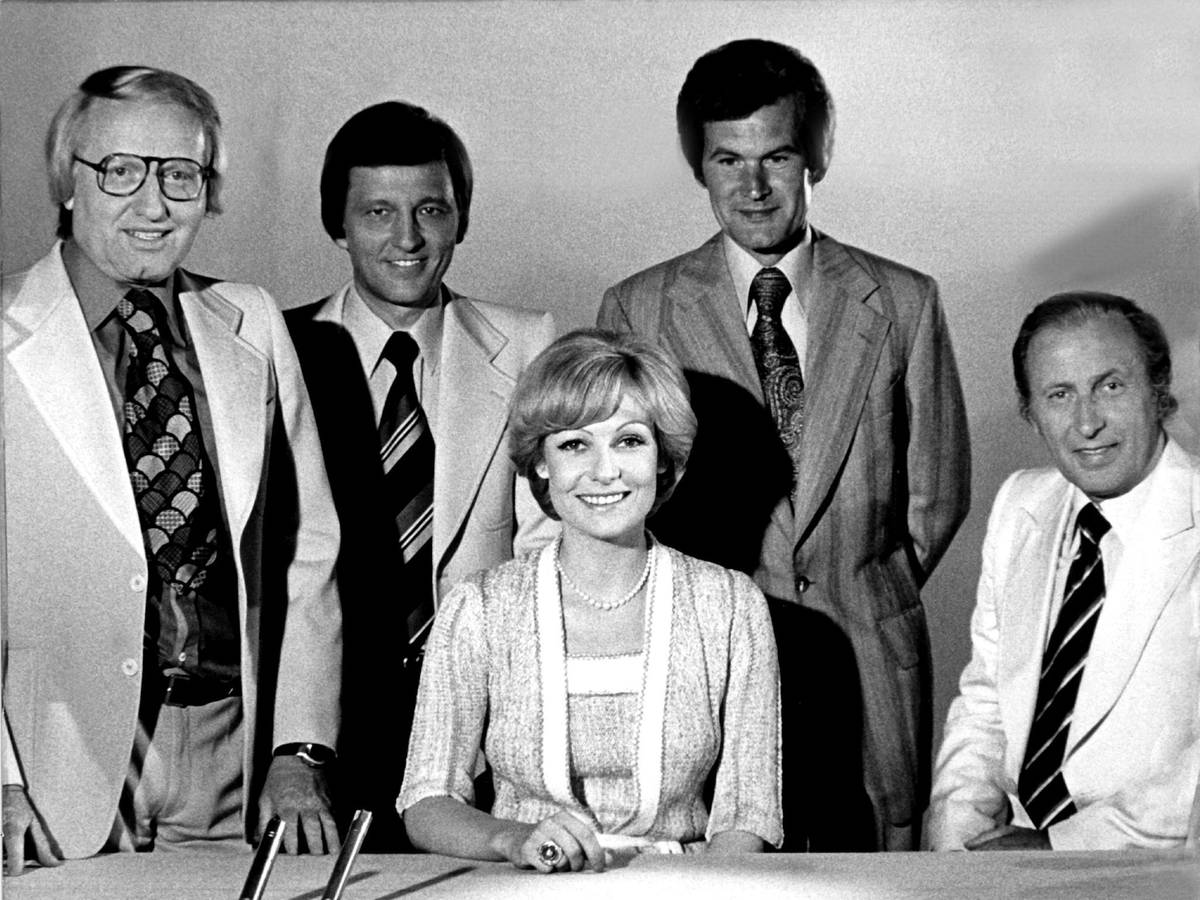 Dagmar Berghoff als erste «Tagesschau»-Sprecherin 1976