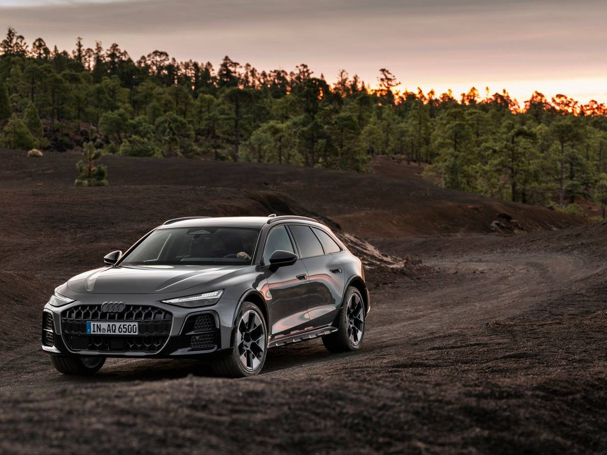 Der neue Audi A6 Allroad in unebenem Gelände
