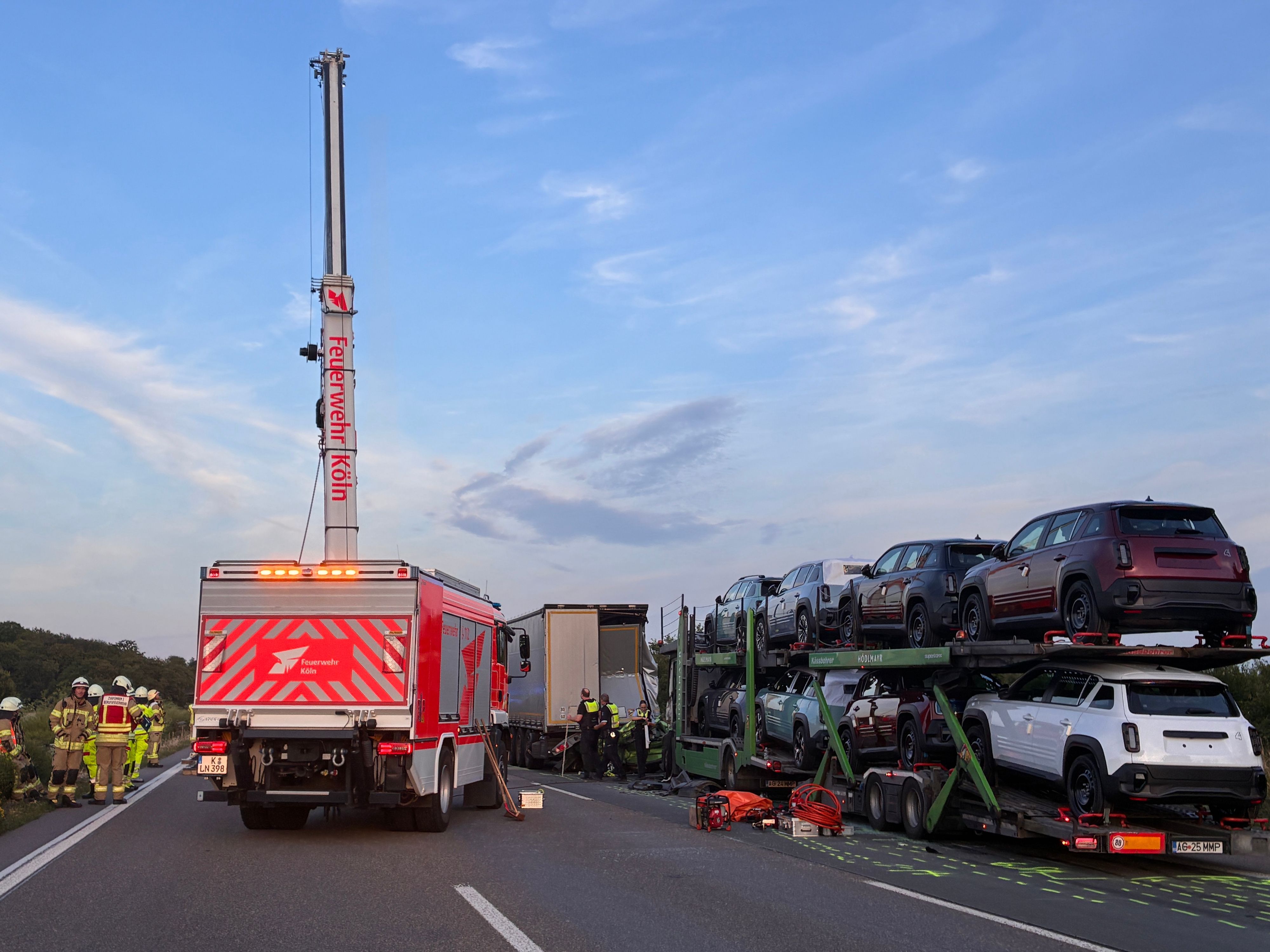 Einsatz auf der A4