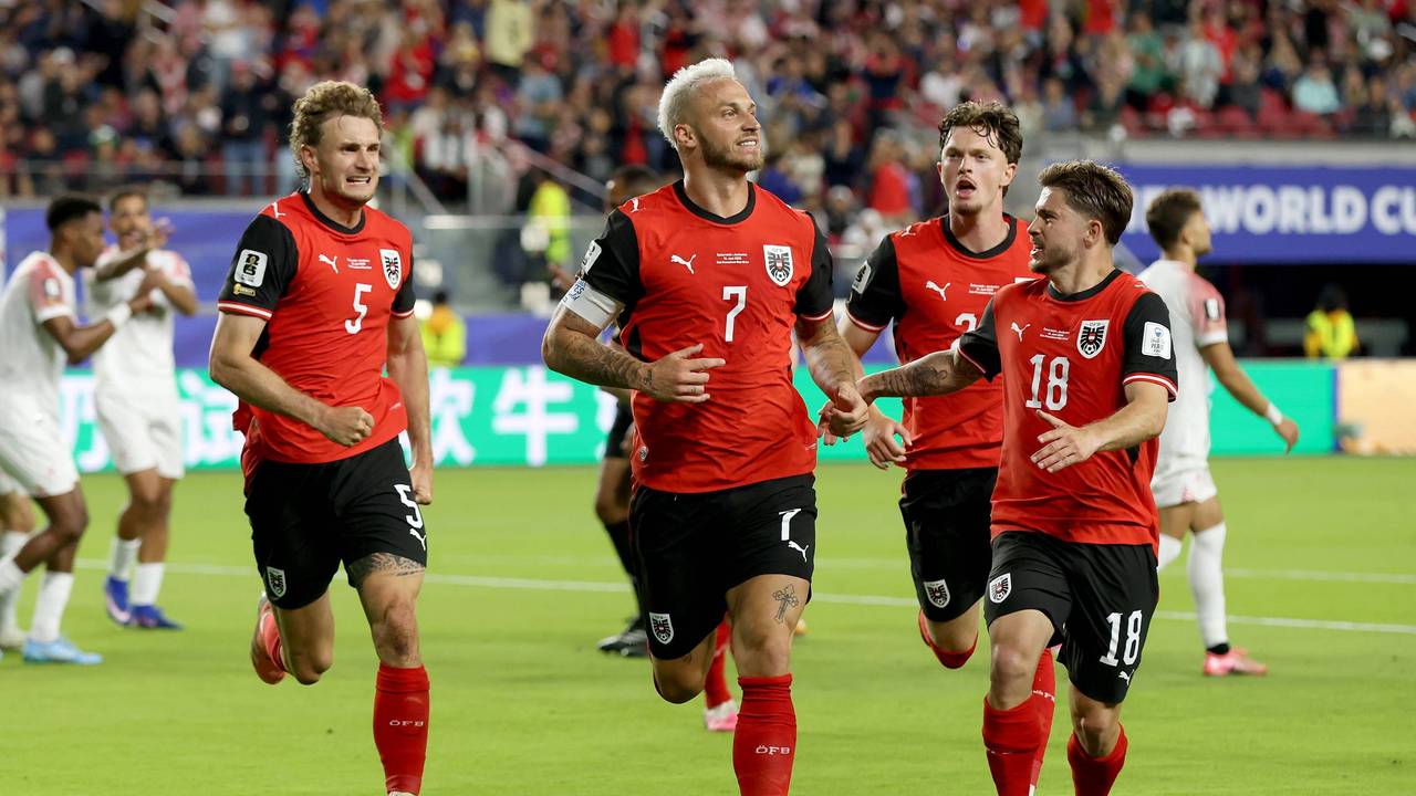 Jubel bei der österreichischen Nationalmannschaft