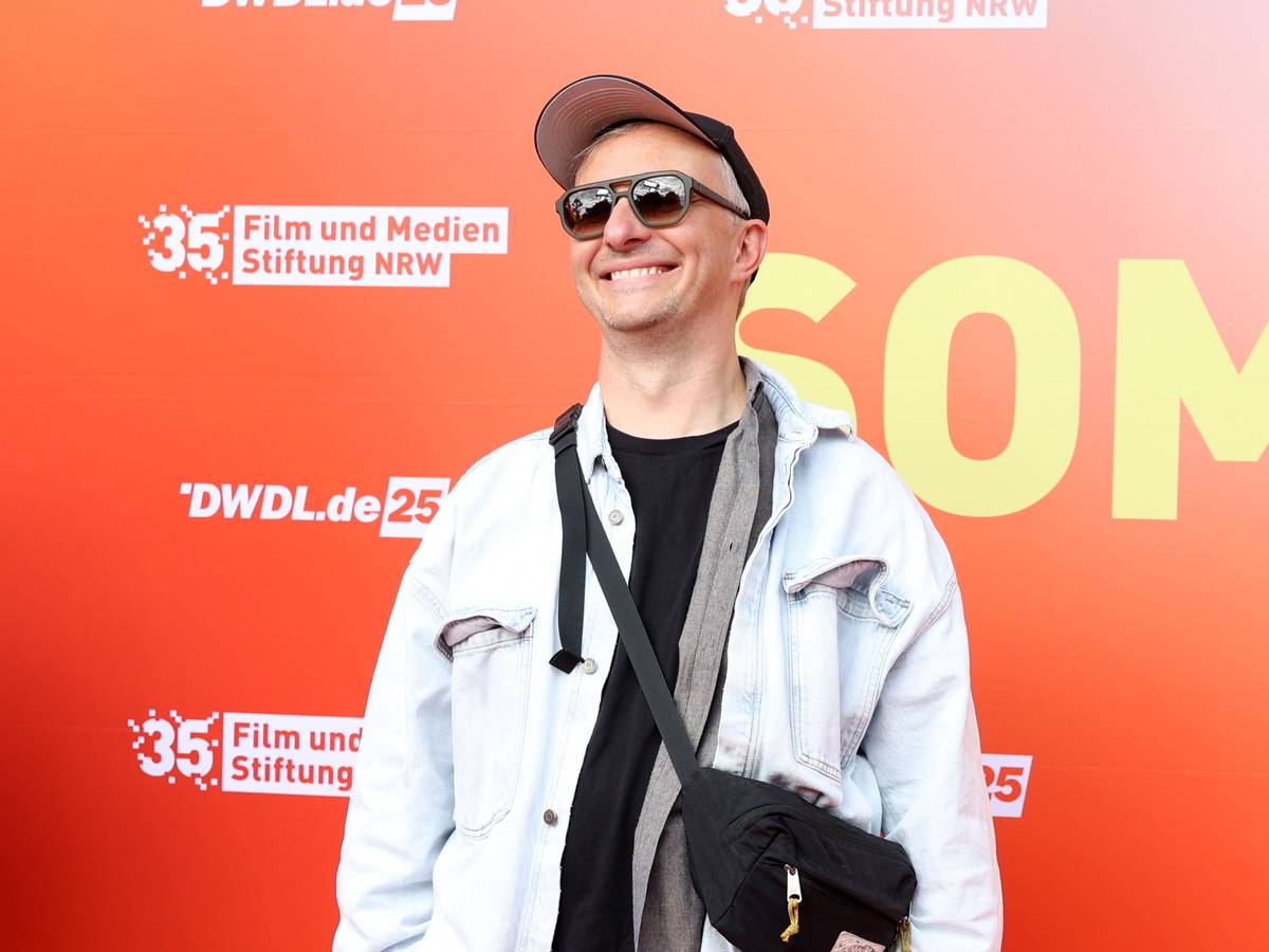 Jan Böhmermann beim Sommerfest der Film- und Medien-Stiftung NRW.