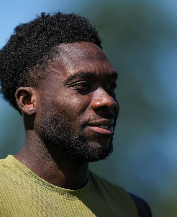 Alphonso Davies im Training.