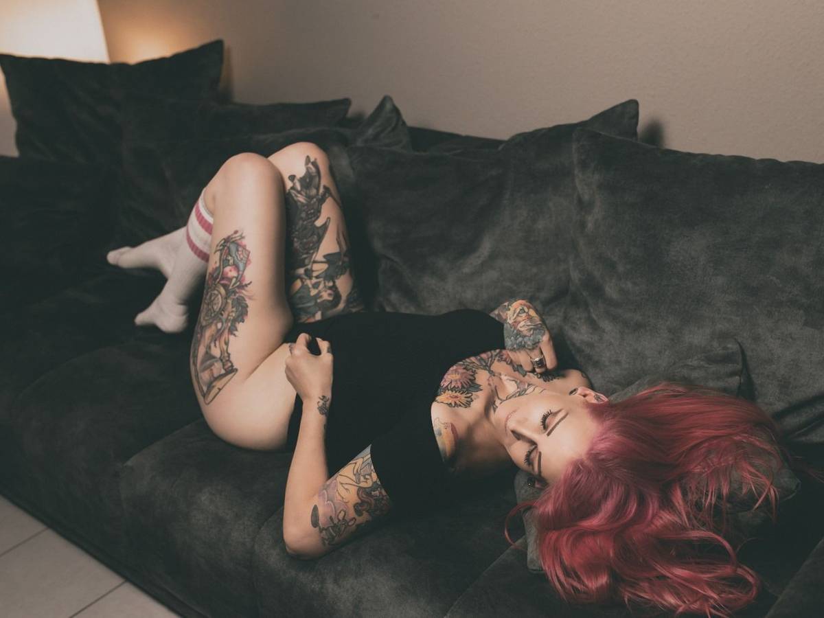 Michaela Moller fühlt sich mit ihren Tätowierungen glücklich und sexy.