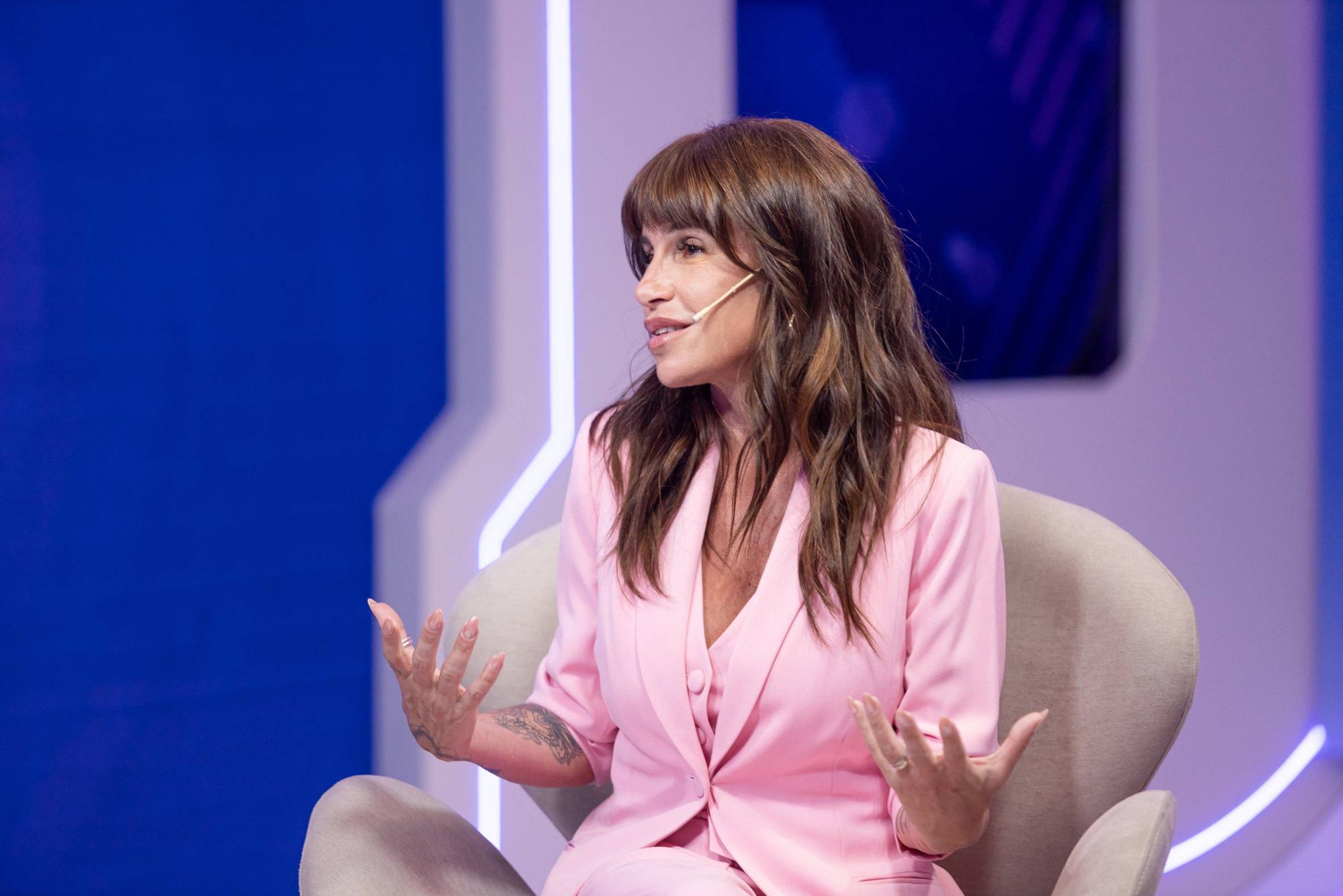 Florencia Pena bei einem Interview.