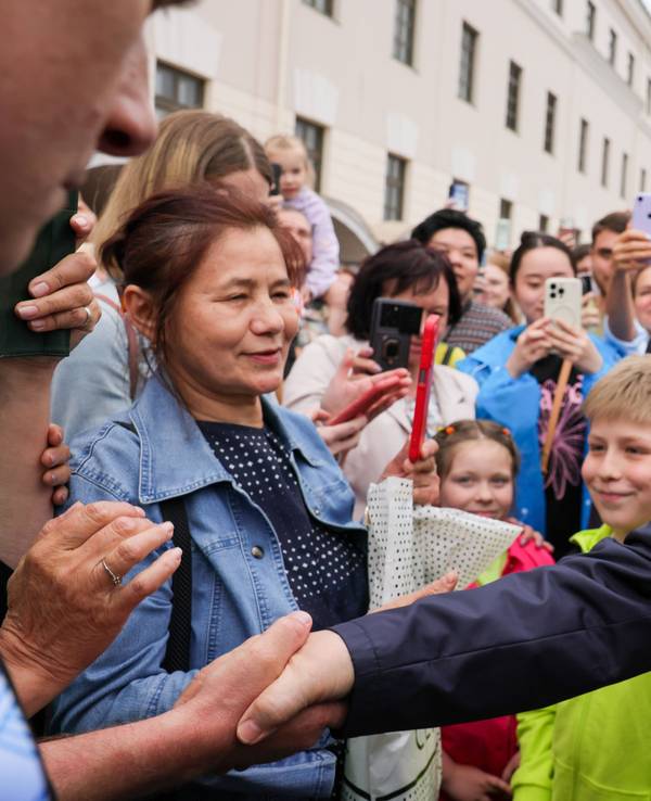 Der russische Präsident Wladimir Putin während seines Besuches in Kasan.