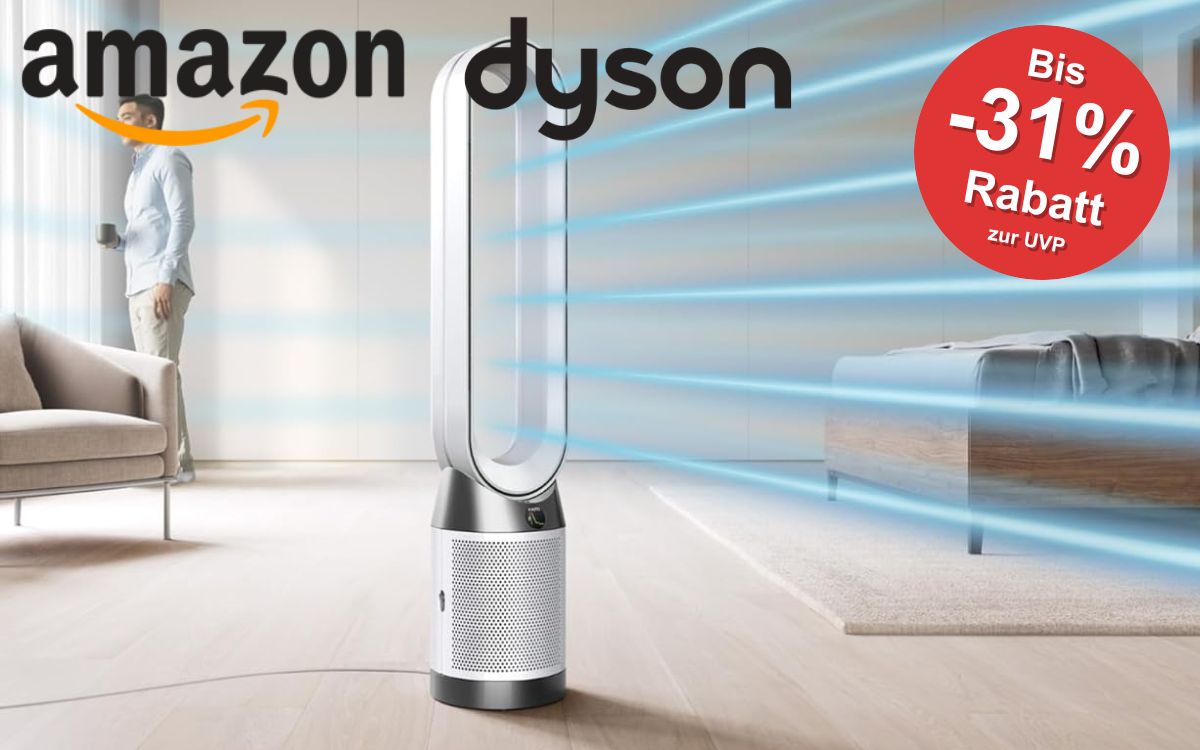 Der Dyson Purifier Cool in einem Wohnzimmer.