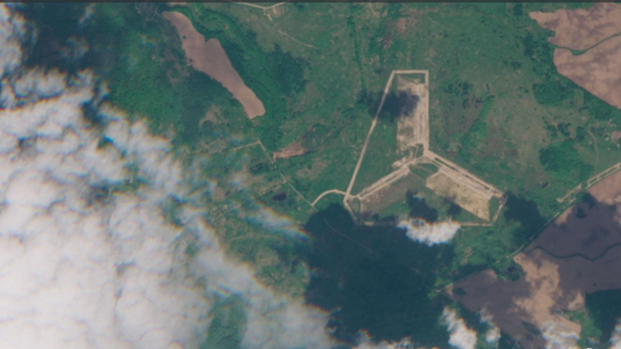 Satellitenbilder zeigen eine Radaranlage in der Oblast Kaliningrad: Sie hat einen Durchmesser von rund 1,6 Kilometern.