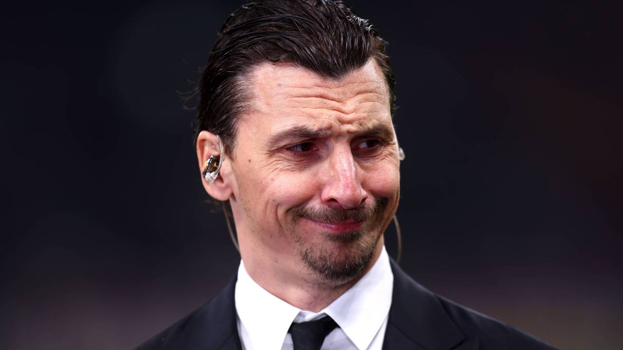 Zlatan Ibrahimovic mit äußerst skeptischem Gesichtsausdruck.