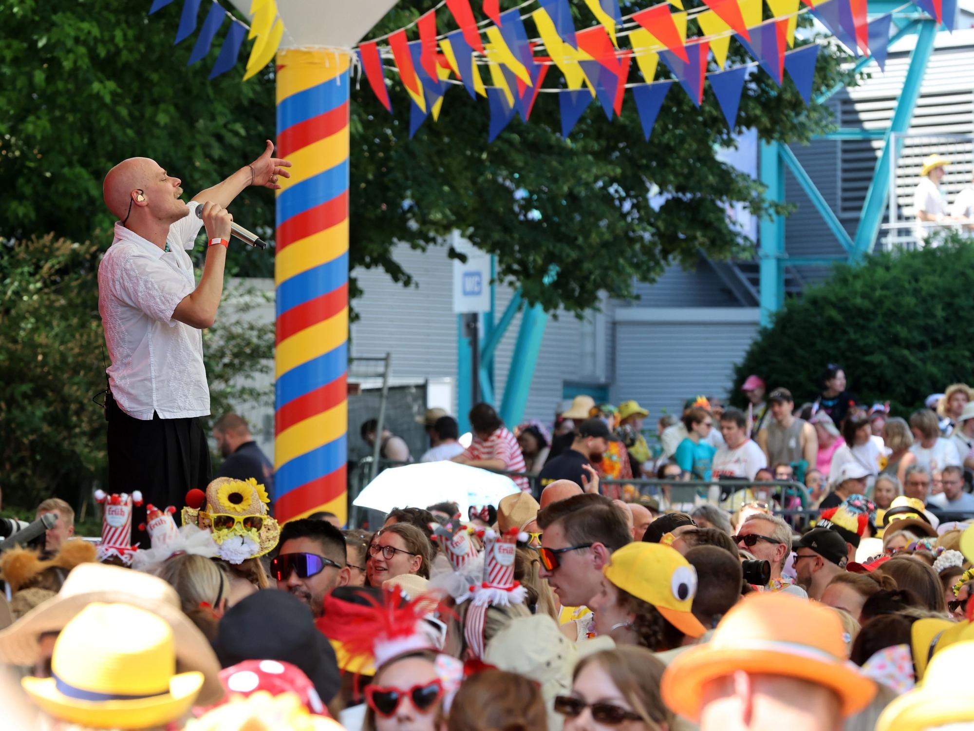 Cat Ballou beim Sommerfestival „Jeck im Sunnesching“.