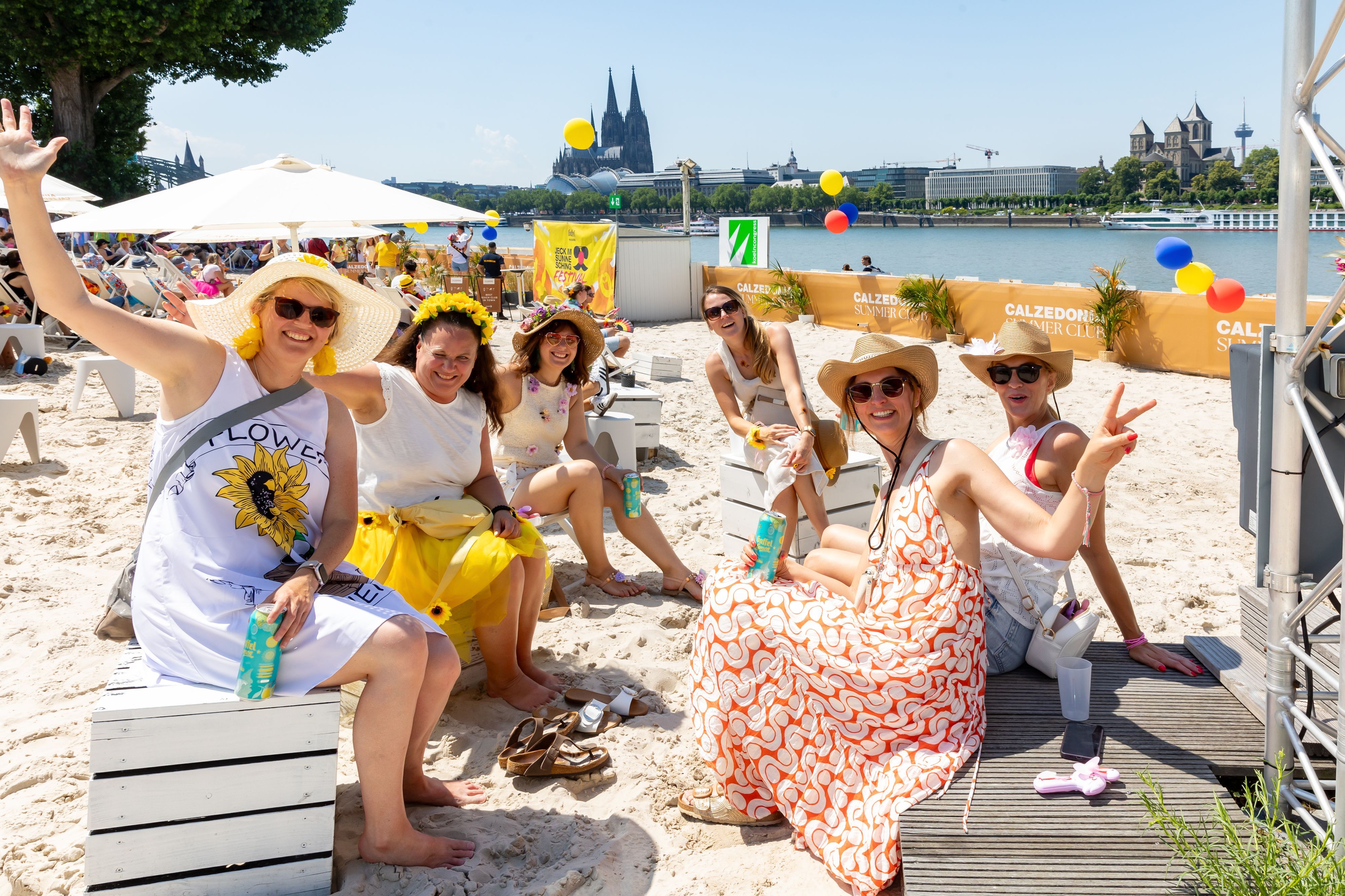 Sommerfestival „Jeck im Sunnesching“ im Tanzbrunnen: Jecke im Beachclub.