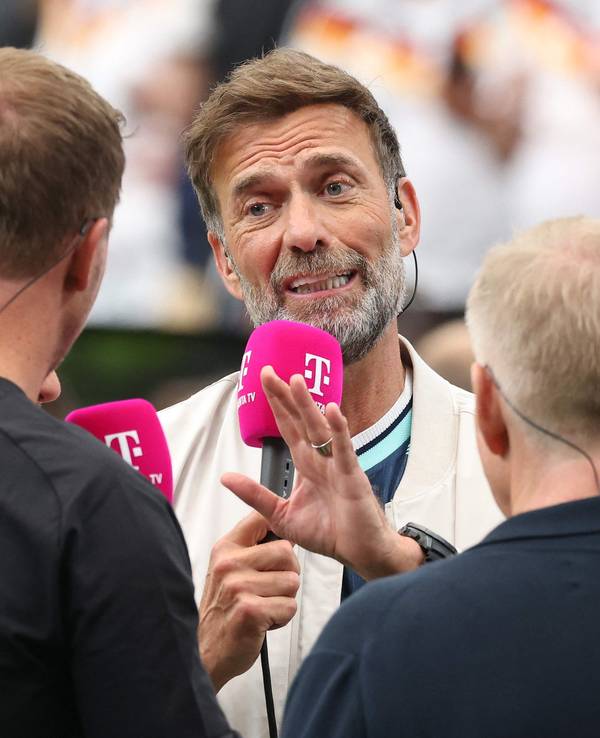 TV-Gespräch zwischen Julian Nagelsmann und Jürgen Klopp.