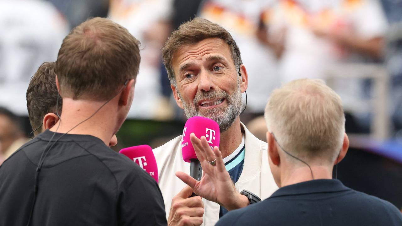TV-Gespräch zwischen Julian Nagelsmann und Jürgen Klopp.
