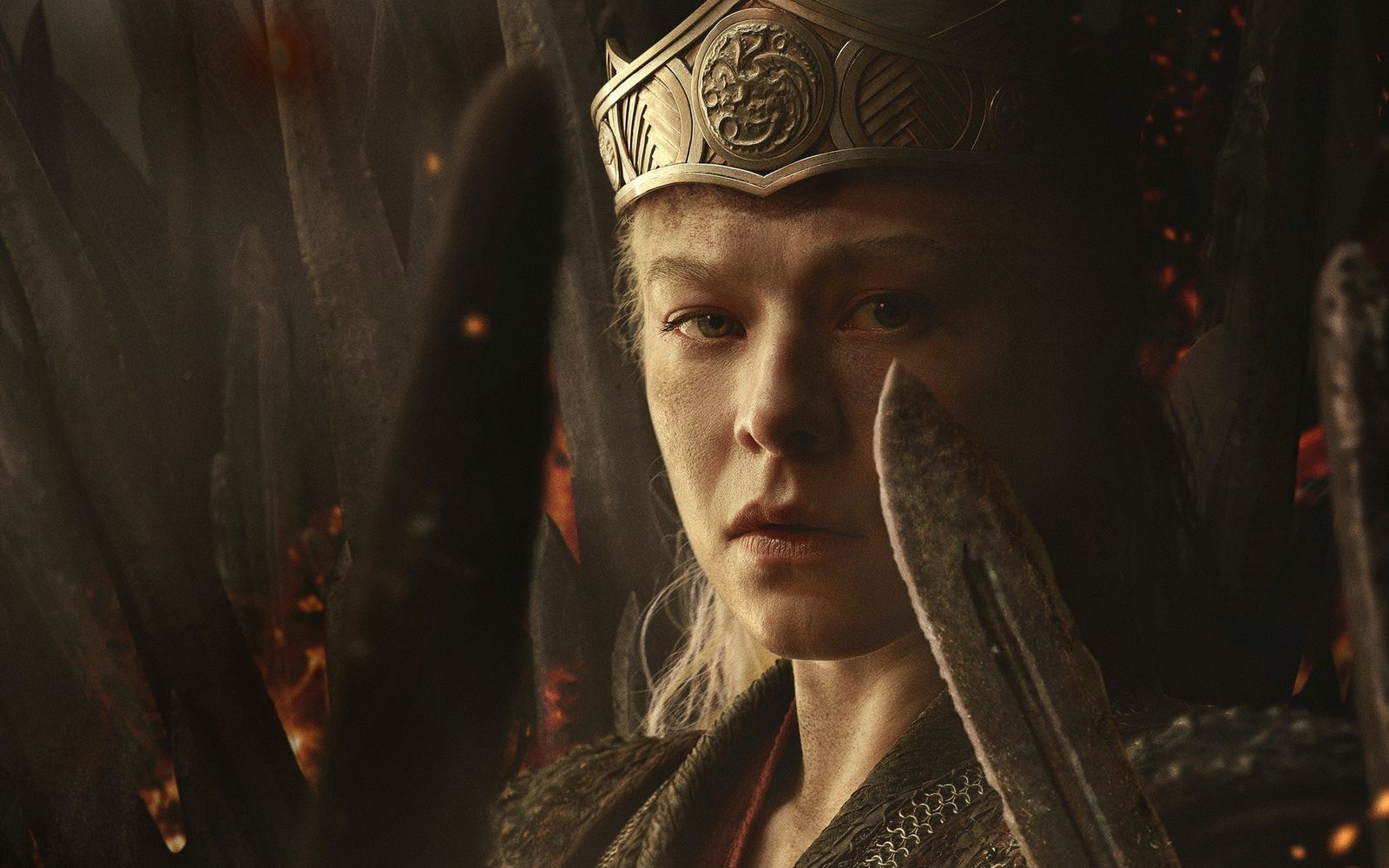 Rhaenyra (Emma D'Arcy) kämpft um ihren Thron, doch der Preis ist hoch.  (Bild: Home Box Office)