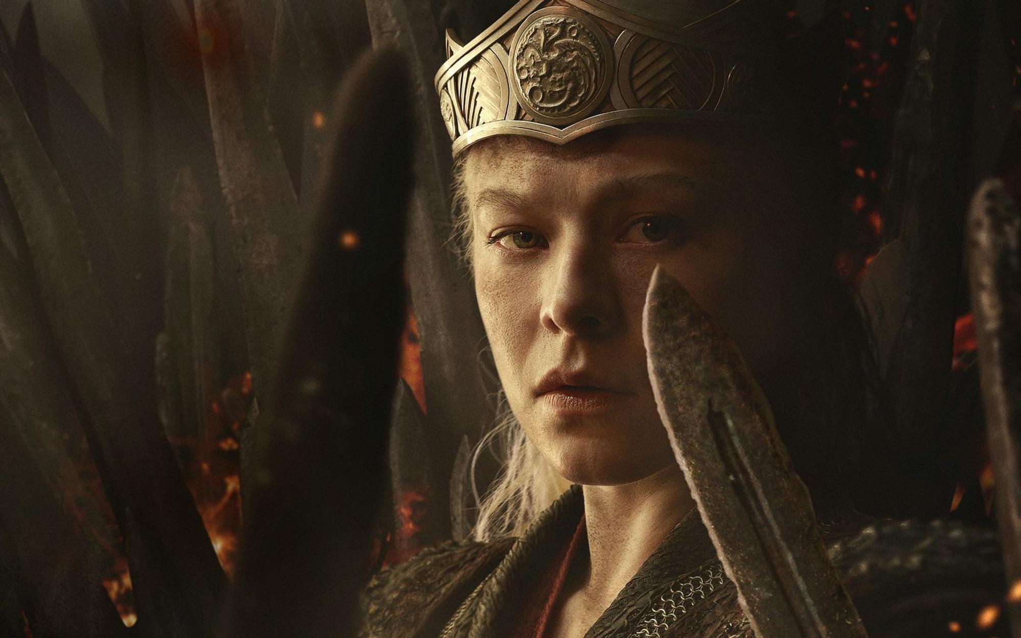 Rhaenyra (Emma D'Arcy) kämpft um ihren Thron, doch der Preis ist hoch. (Bild: Home Box Office)