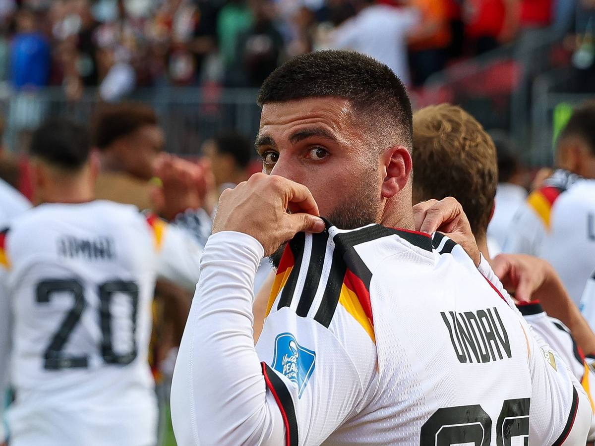 Deniz Undav bejubelt sein 2:1 gegen die Elfenbeinküste bei der WM.