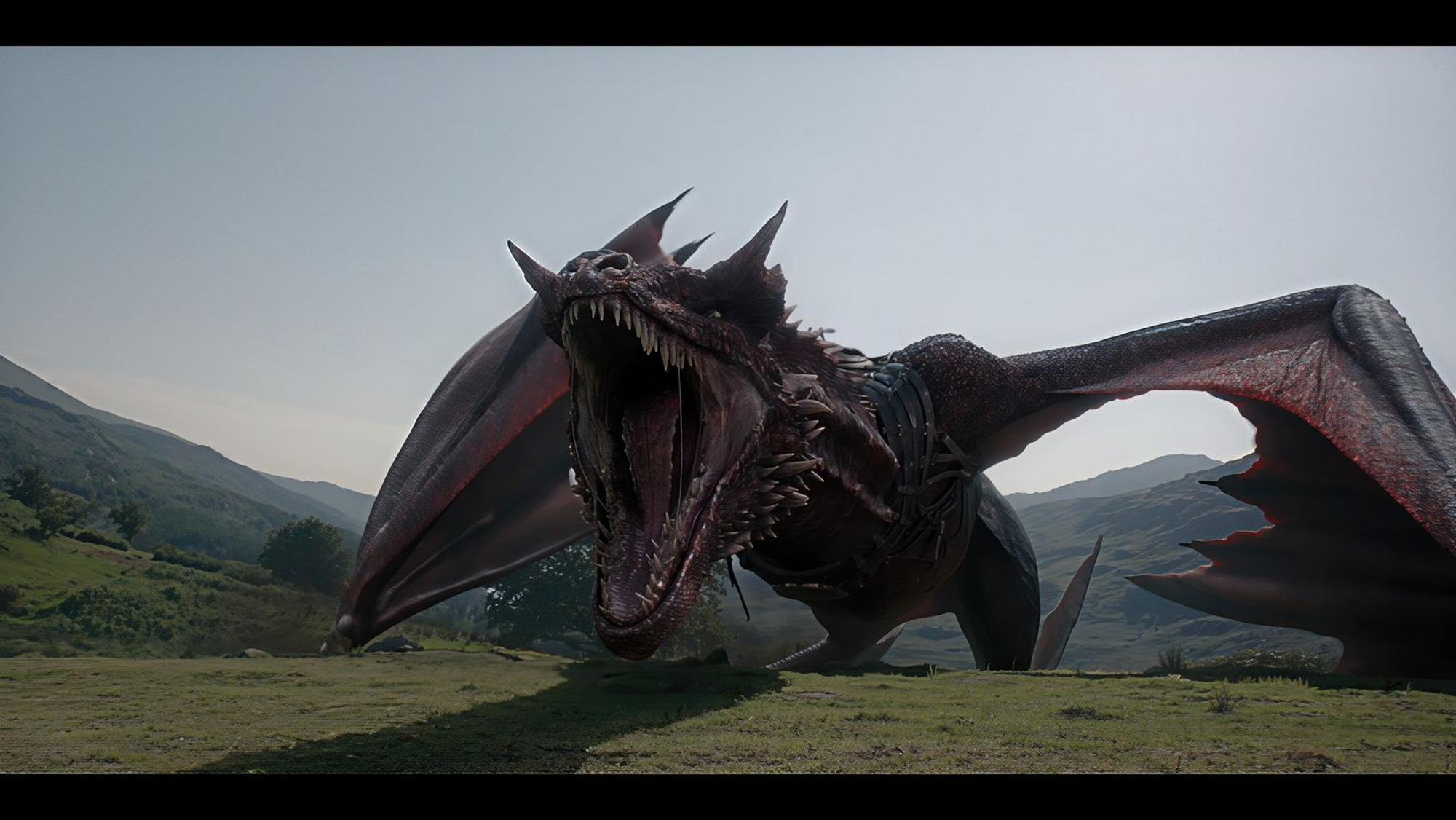 Die Drachen der Tagaryen werden im Krueg zur ultimativen Waffe. (Bild: HBO MAX)