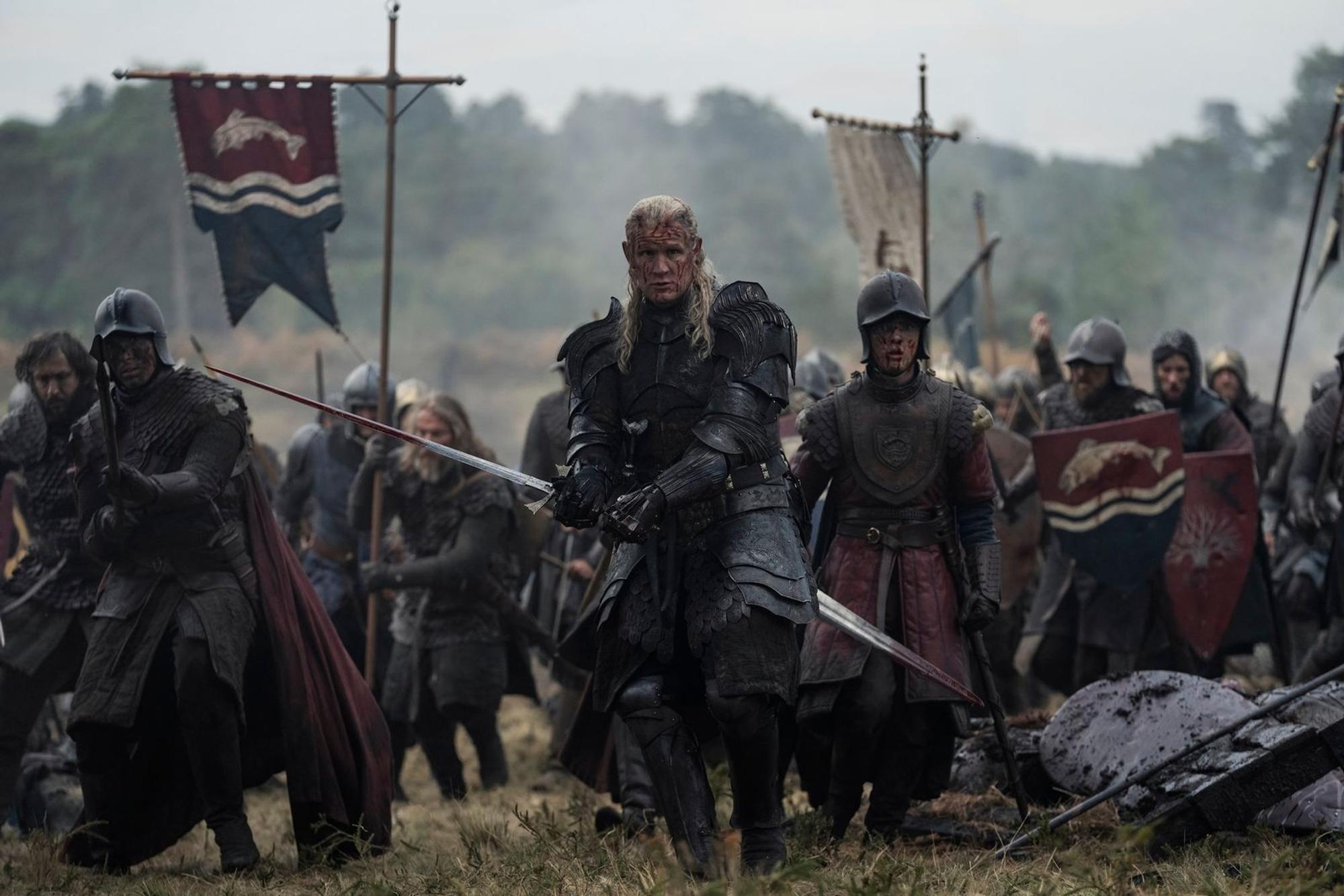 Matt Smith ist auch in der dritten Staffel von „House of the Dragon“ als Daemon Targaryen zu sehen. Die neue Staffel startet ab dem 22. Juni bei Sky, WOW und HBO Max. (Bild: HBO Max)