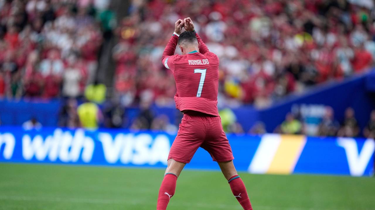 Siuuu: Cristiano Ronaldo zeigte wieder seine berühmte Jubelpose.
