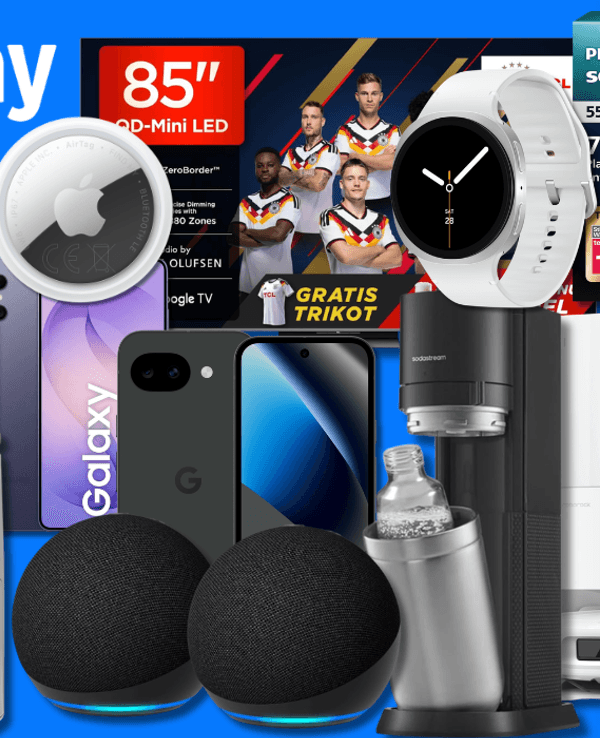 Eine Collage von verschiedenen Produkten aus dem Prime Day Sale.