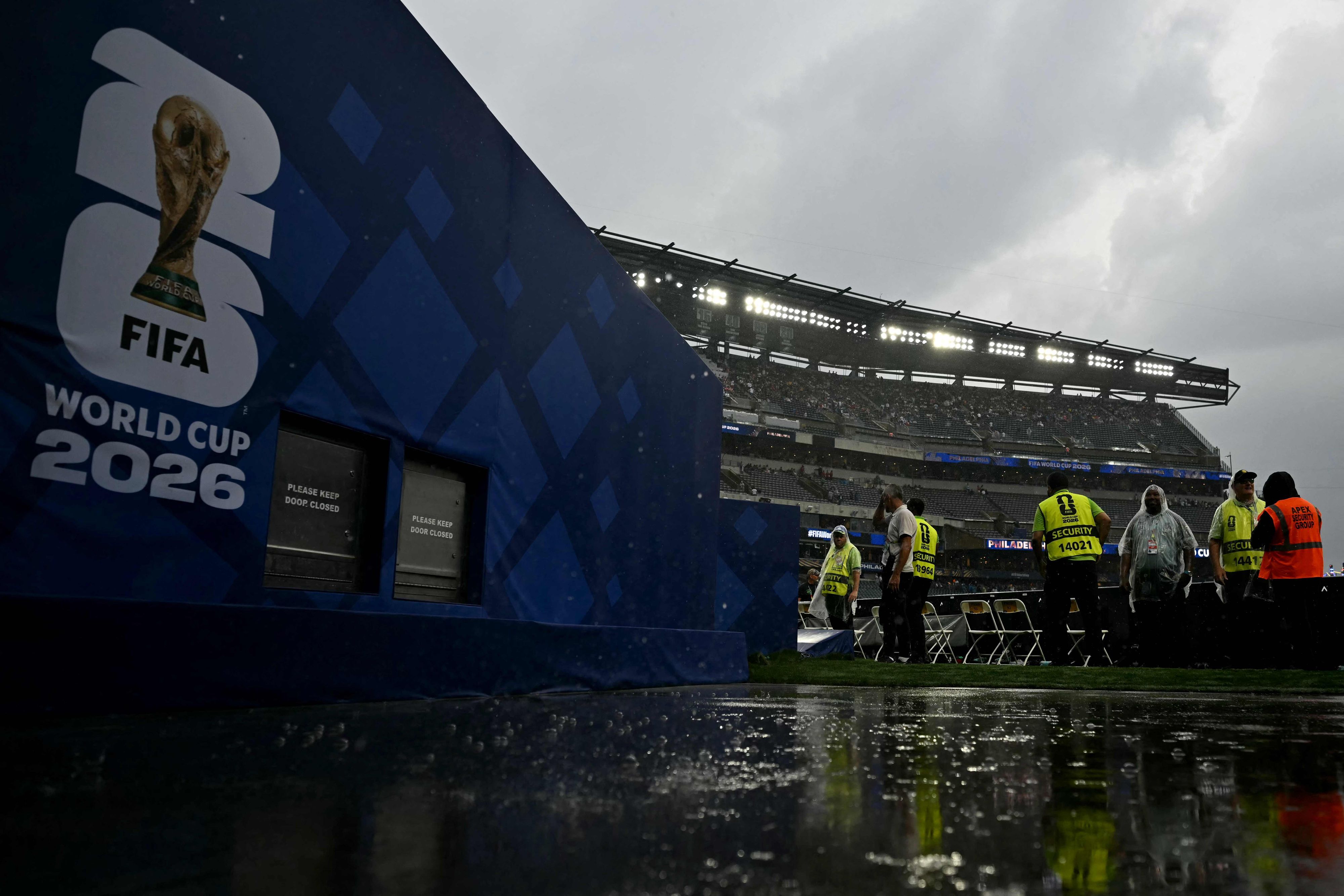 Blick ins WM-Stadium in Philadelphia.