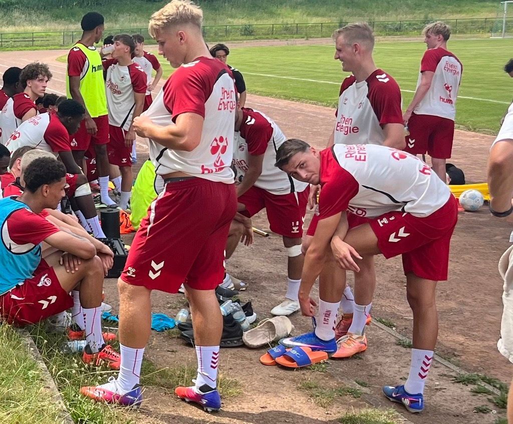 Malek El Mala in der Sommervorbereitung beim 1. FC Köln.