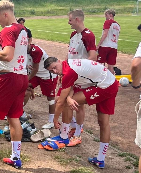 Malek El Mala in der Sommervorbereitung beim 1. FC Köln.