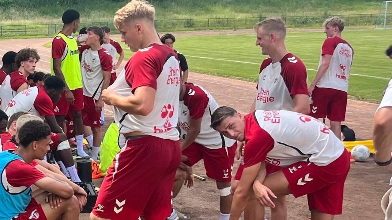 Malek El Mala in der Sommervorbereitung beim 1. FC Köln.