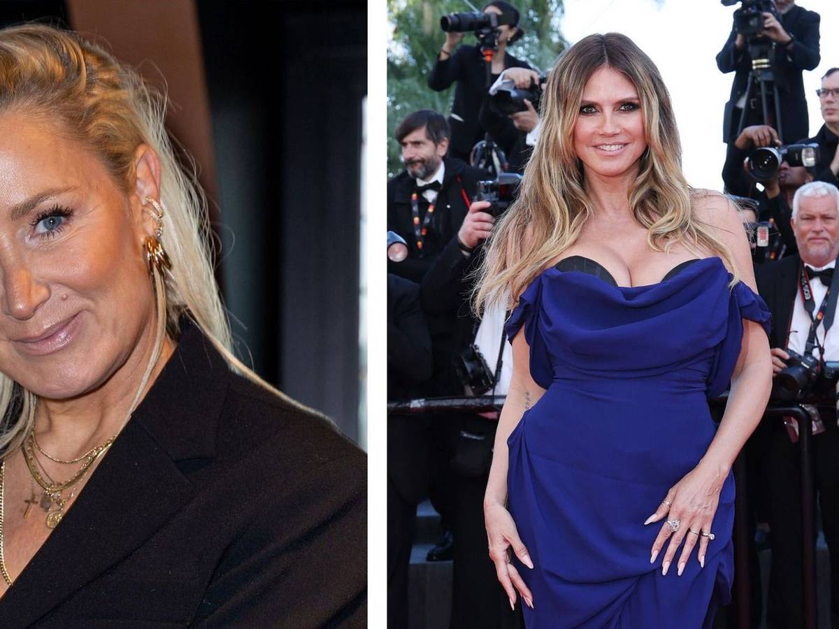 Heidi Klum (rechts) wurde für ihren Auftritt in Cannes kritisiert. Janine Kunze empfand das als Bodyshaming. (Bild: Getty Images / Gadplan / Aurore Marechal (Collage))
