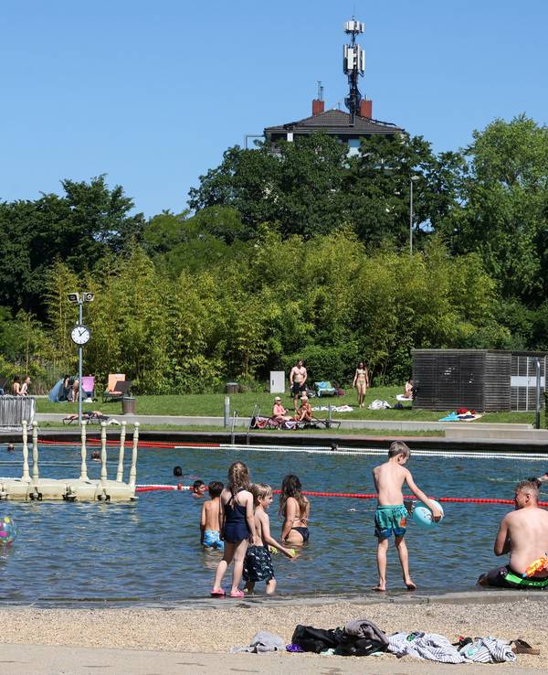 Schluss mit Badespaß: Der Lentpark musste am Montag (22. Juni) schließen.