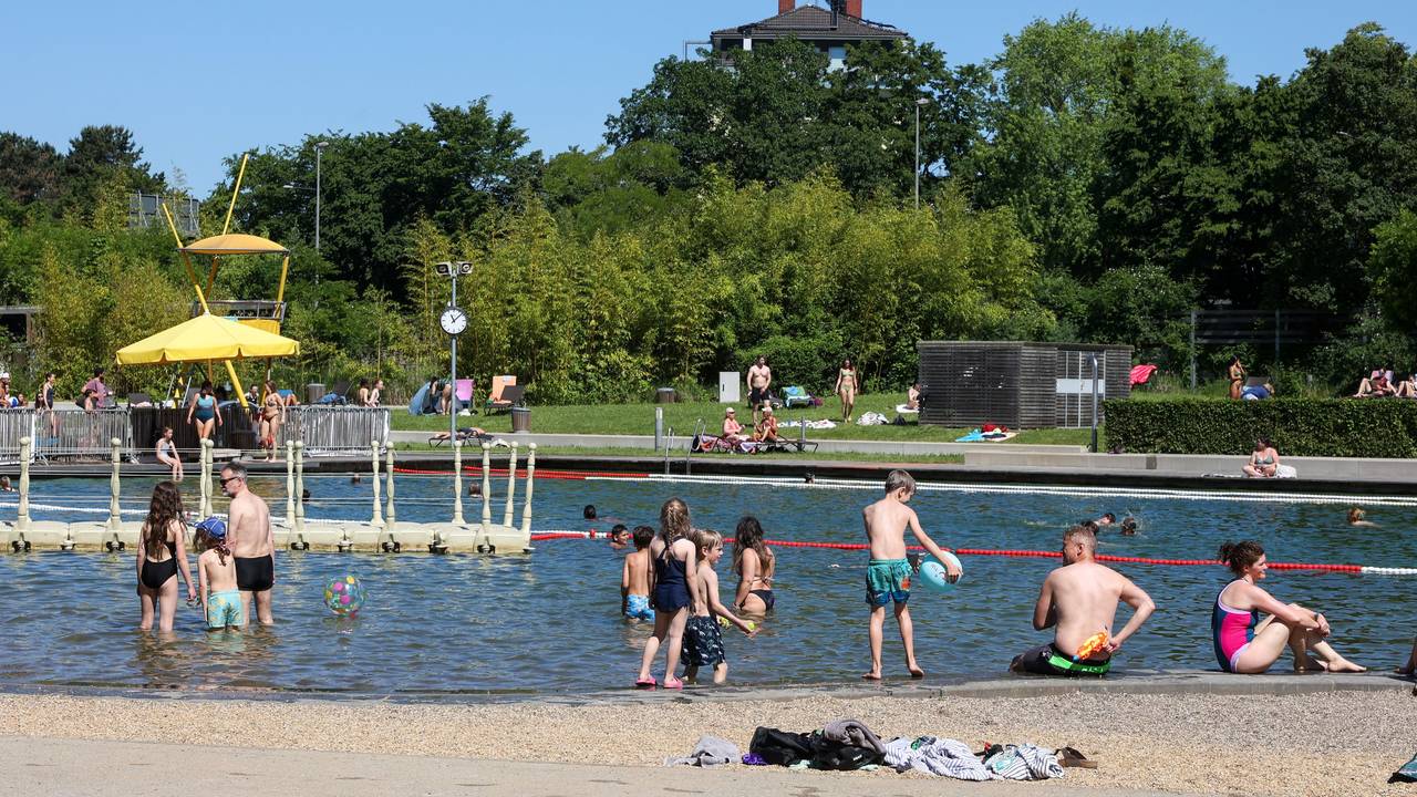 Schluss mit Badespaß: Der Lentpark musste am Montag (22. Juni) schließen.