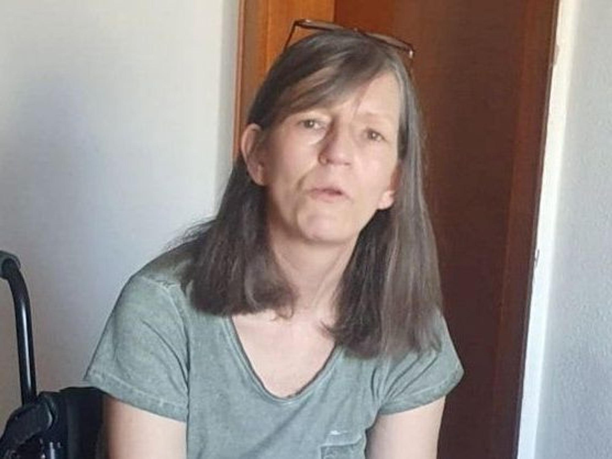 Rollstuhlfahrerin Janette Bongart soll aus ihrer Wohnung geklagt werden.
