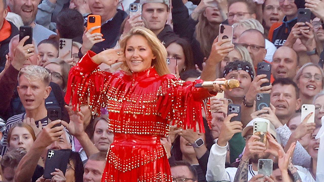 Helene Fischer auf der Bühne in Berlin.