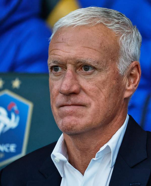 Didier Deschamps bei einem Frankreich-Spiel.