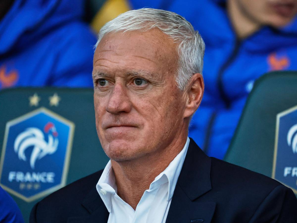 Didier Deschamps bei einem Frankreich-Spiel.