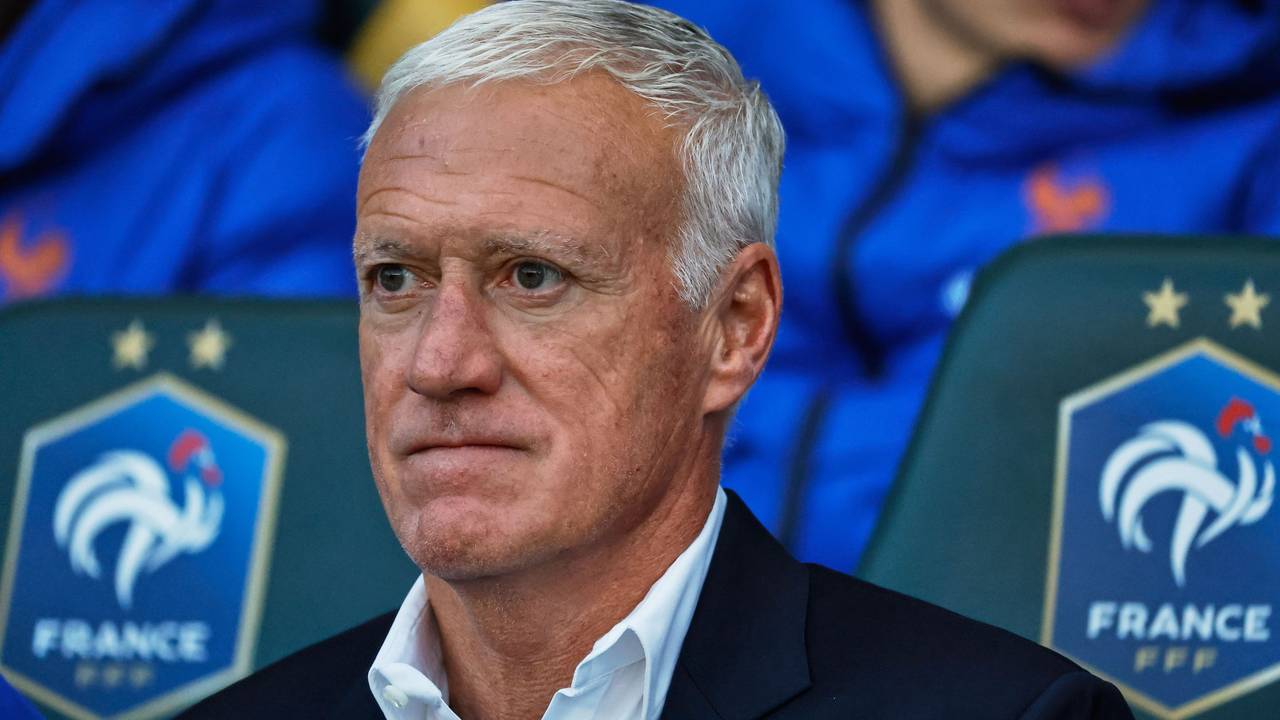 Didier Deschamps bei einem Frankreich-Spiel.