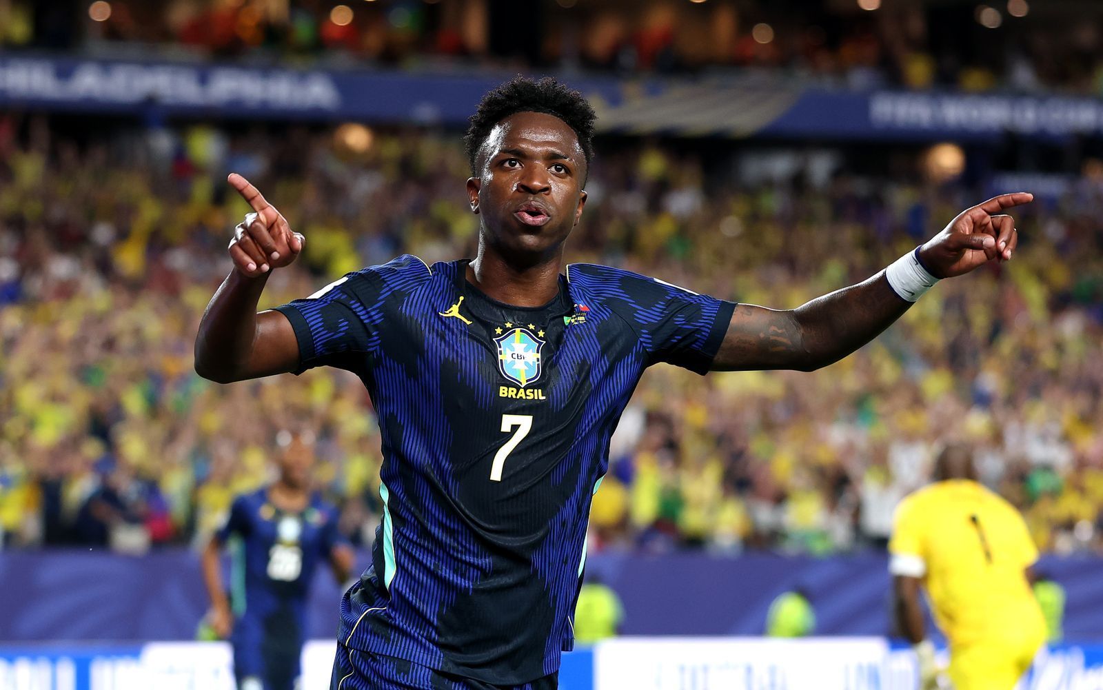 Trifft Vinicius Junior auch im letzten WM-Gruppenspiel für Brasilien? (Bild: 2026 Getty Images/Dan Mullan)
