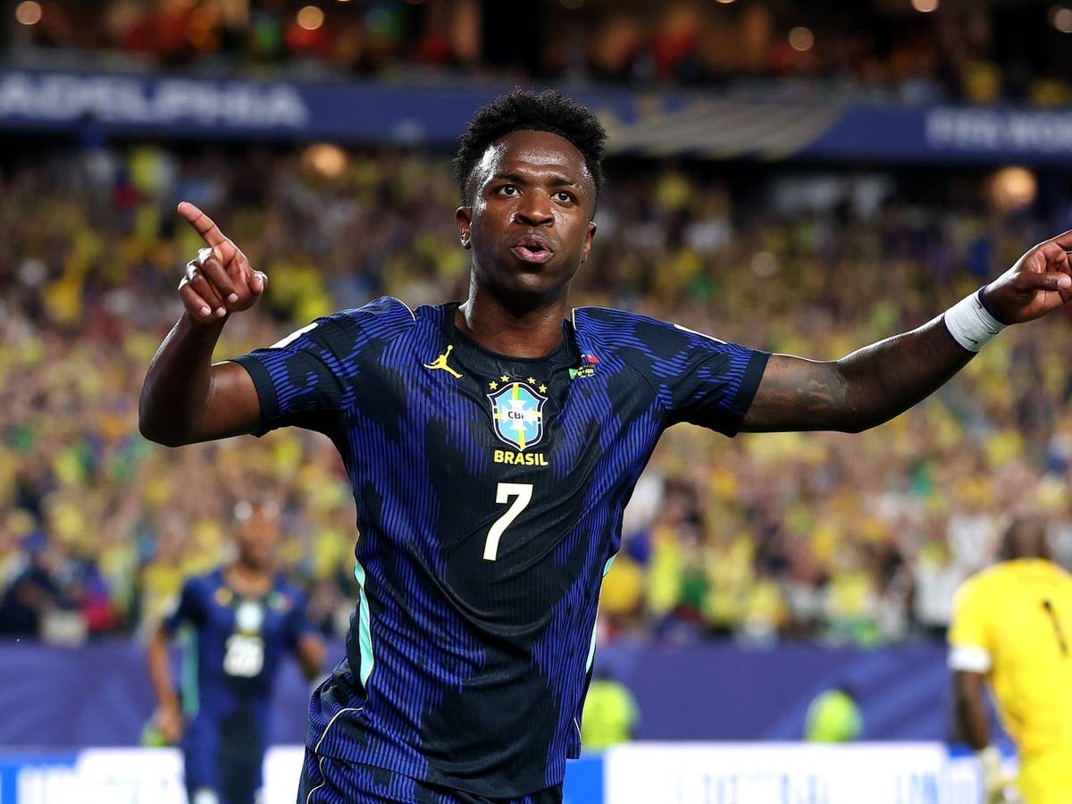 Trifft Vinicius Junior auch im letzten WM-Gruppenspiel für Brasilien? (Bild: 2026 Getty Images/Dan Mullan)
