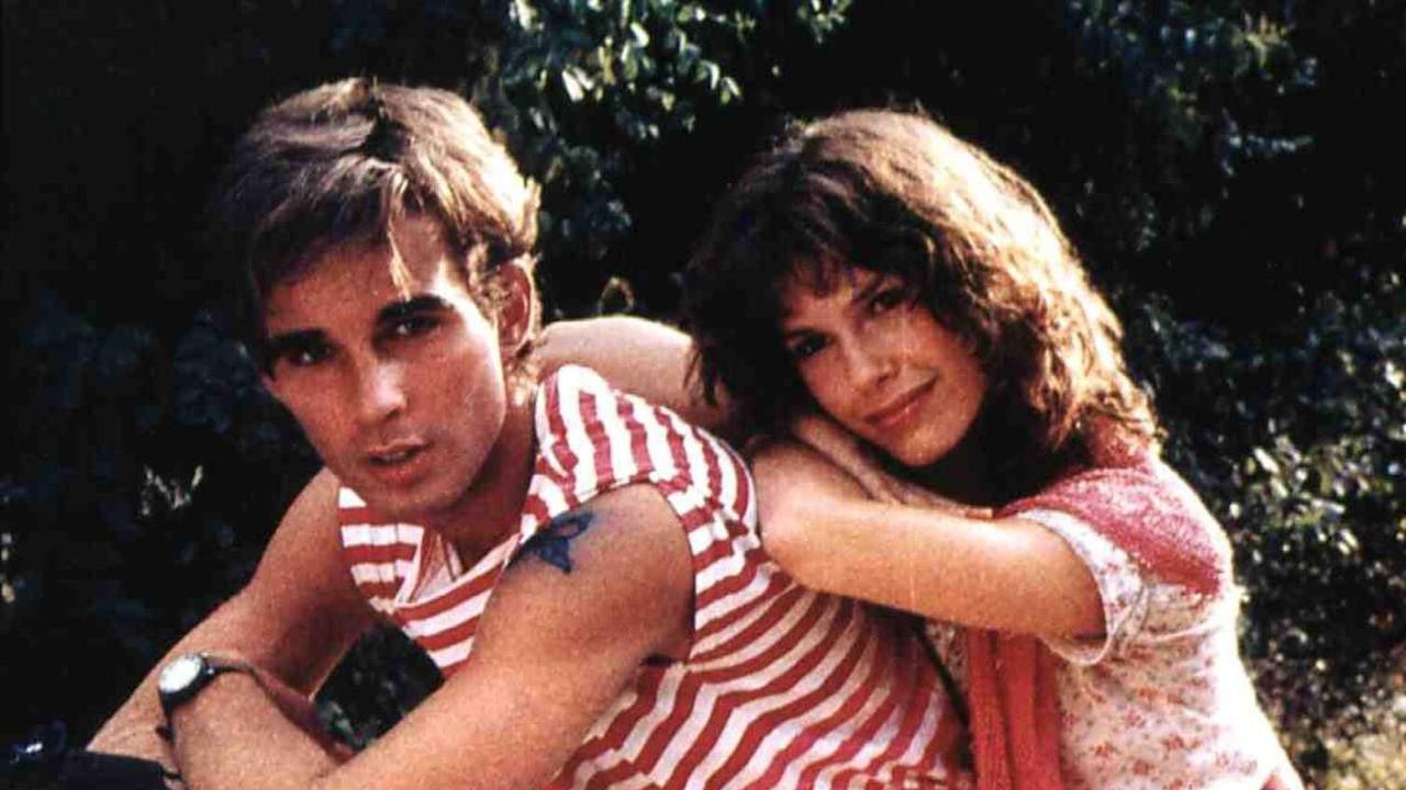 Pierre Cosso und Bonnie Bianco posieren.